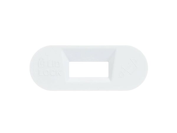 16555327-1-M-Whirlpool-W11545554-LID LOCK BEZEL - WHITE