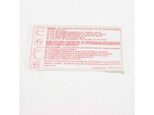 Label – Part Number: F00339V30AP