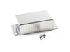 Gas grill rotisserie burner wind shield, left – Part Number: G614-0053-W1