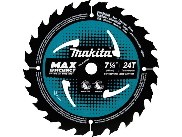 16614617-1-M-Makita-B-61656-7-1/4-inch 24t Carbide-tipped