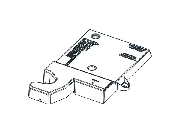 16622101-1-M-Samsung-DA63-09703B-COVER HINGE-FRE;RS53000TC,ABS,T2.3,EBONY