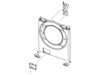 Front Frame Assembly – Part Number: DC97-22196A