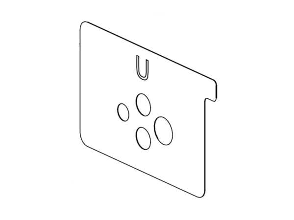 16633286-1-M-Samsung-DG61-01997A-BRACKET CHASSIS DOOR;NX9000T,AL,T0.3,W87