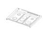 ASSY COOKTOP FRAME;NX63T8***,NY63T8****, – Part Number: DG94-03627A