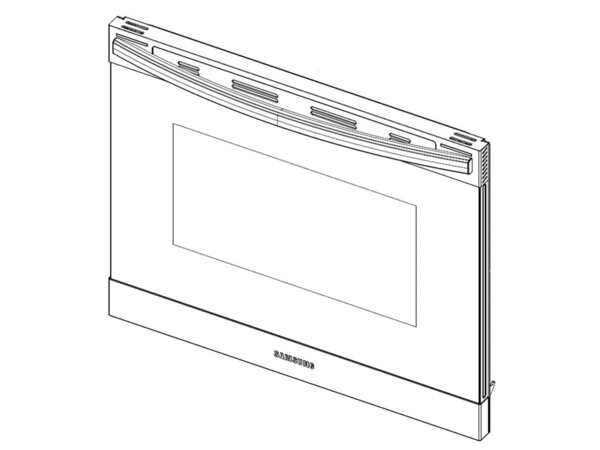 16634159-1-M-Samsung-DG94-04085C-ASSY DOOR-MODULE;NE/NX5000A,BLACK,SINGLE