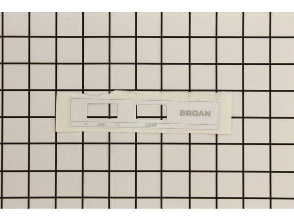 16654597-1-M-Nutone-99090881-Nameplate - White
