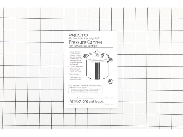 16670415-1-M-Presto-4033014-Inst Book,23qt In Canner