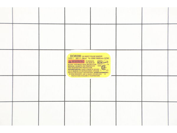 16688972-1-M-DeWALT-N684720-Rating Label