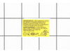 Label Warning Fr/Sp – Part Number: N719763