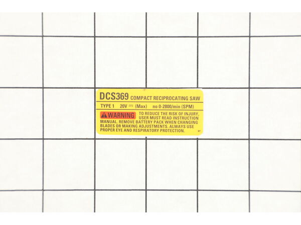 16689185-1-M-DeWALT-N719765-Label Rating Dcs369 Na