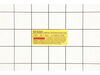 Label Rating Dcs369 Na – Part Number: N719765