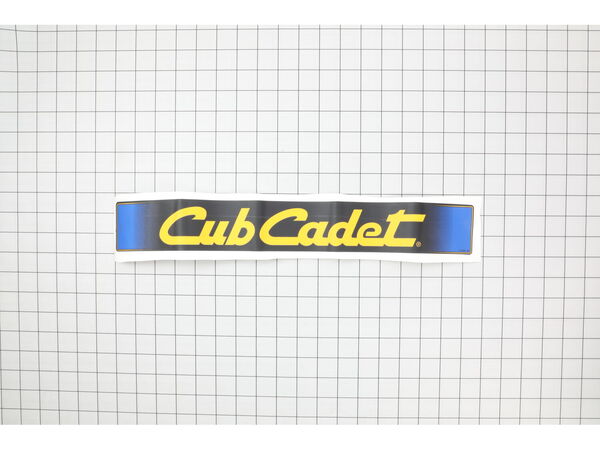 16719193-1-M-Cub Cadet-777D12965-Label-Front Frame Cub Cadet