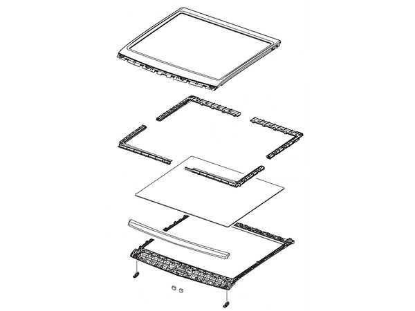 16735002-1-M-Samsung-DC82-01519F-Semi Top Cover Assembly