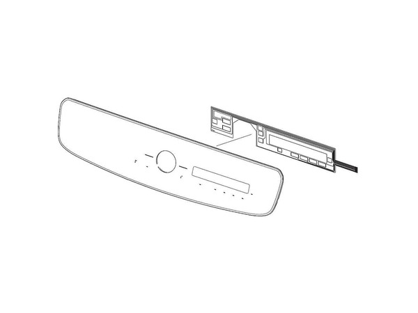 16735358-1-M-Samsung-DC97-21908B-ASSY WINDOW PANEL;WV9900A,SIMPLE UX,BLAC