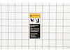 Label Chf Vert – Part Number: 4164033