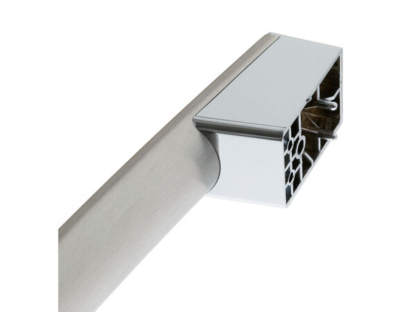 16742577-1-M-GE-WB15X42631-Handle And End Cap Assembly (Stainless Steel)