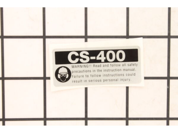 16761174-1-M-Echo-X503012850-Label- Model-- Cs-400