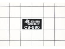 Label - Model Cs-590 – Part Number: X503013100