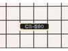 16761176-3-S-Echo-X503013100-Label - Model Cs-590