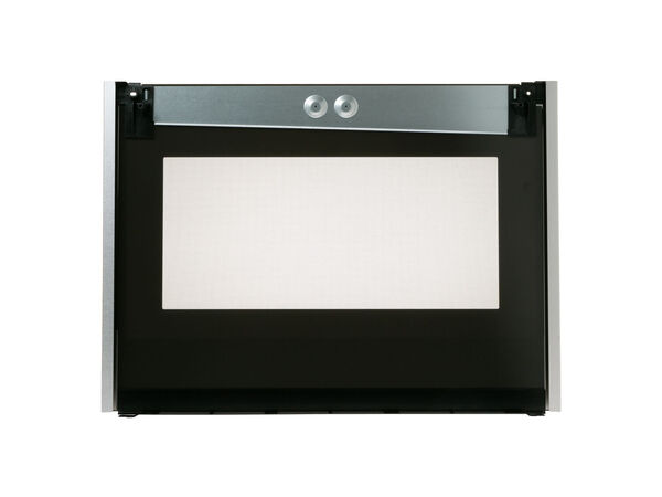 16873604-1-M-GE-WB56X43366-OUTER DOOR W/ LOGO-STAINLESS