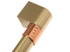16873689-3-S-GE-WD09X32081-BRUSHED BRASS DOOR HANDLE W/ CAF BAND