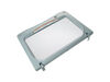 Washer Top Load Glass Frame Lid (White) – Part Number: WH10X35297