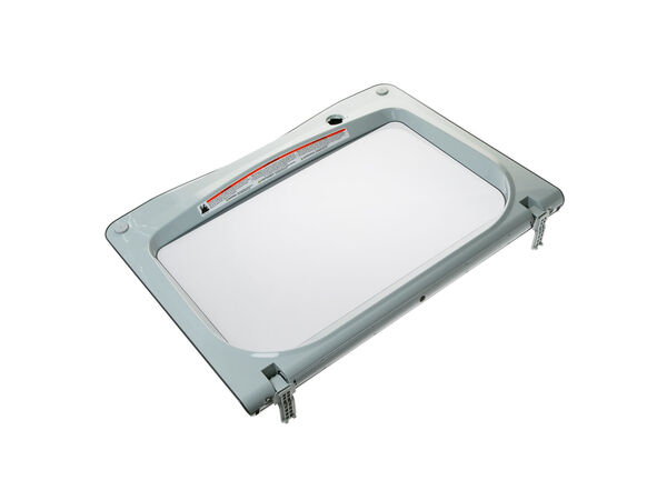 16874130-1-M-GE-WH10X35298-Washer Top Load Glass Frame Lid (Diamond Gray)