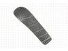 Pad for left hand footrest, stainless steel – Part Number: 532181440