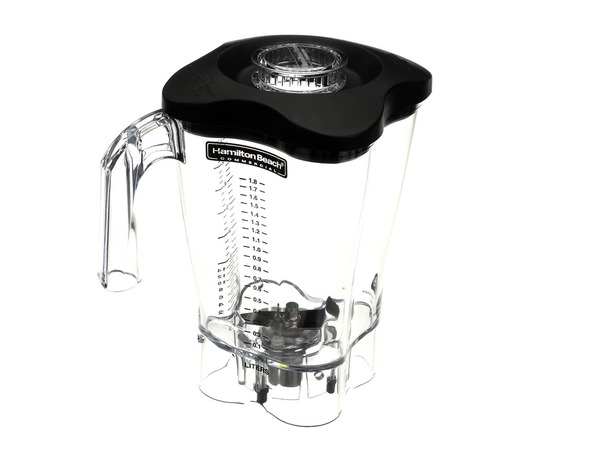 17573704-1-M-Hamilton Beach-6126-650-CE-Container Assembly, 64 Ounce, Clear Plastic