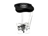 17573704-2-S-Hamilton Beach-6126-650-CE-Container Assembly, 64 Ounce, Clear Plastic
