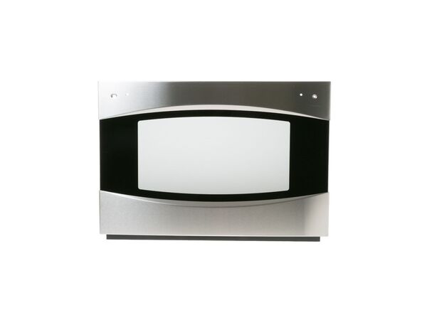 1765946-1-M-GE-WB56T10264-Exterior Door Glass - Stainless/Black