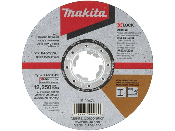 17782238-1-M-Makita-E-00474-X-lock 5-inch X .045-inch X 7/