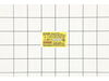 RATING LABEL, DCD996 Type 2 – Part Number: N574844