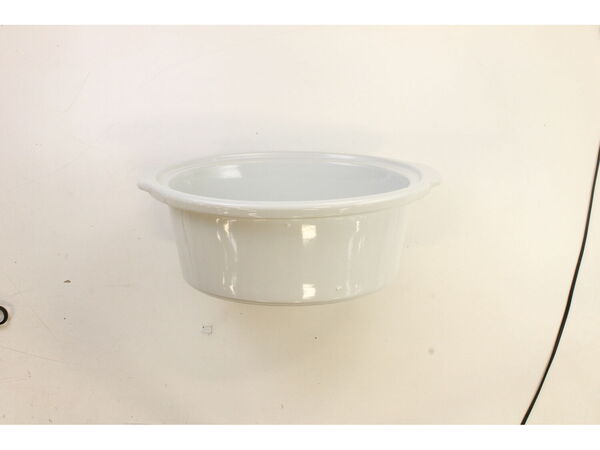 17823576-1-M-Hamilton Beach-933690000-White Oval Crock, 6.5 Qt.