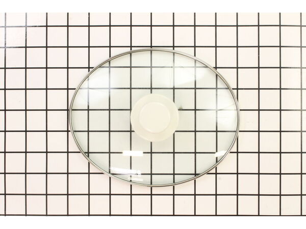 17824130-1-M-Hamilton Beach-990006801-Oval Lid, Glass W/white Handle