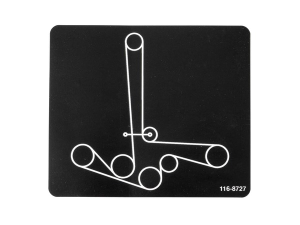 18153207-1-M-Exmark-116-8727-Decal-belt Routing