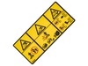 Decal-warning Thrown Obj – Part Number: 135-5210