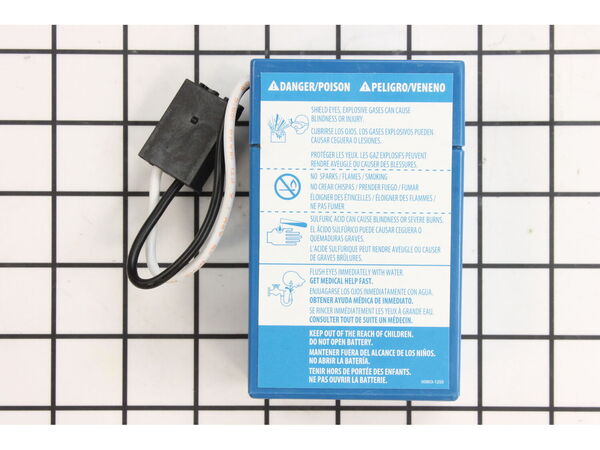 18242200-1-M-Power Wheels-00801-1457-6v, 4 Amp Blue Battery