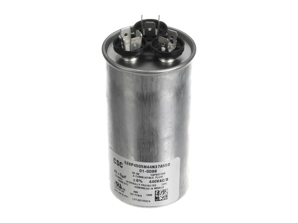 18242329-1-M-Nortek-01-0098-Dual Round Run Capacitor 5+45u