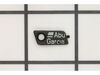 18258192-2-S-Abu Garcia-1126350-Rotor Logo Plate