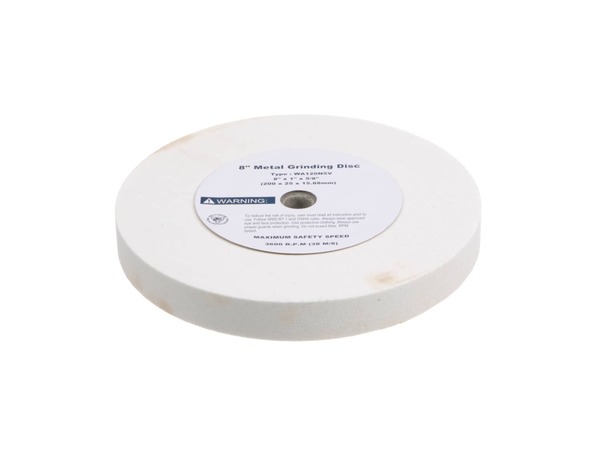 18338593-1-M-Rikon-P80-805-5-Grinding Wheel 120 Grit   8"  x 1" x 5/8" D-3-1-2