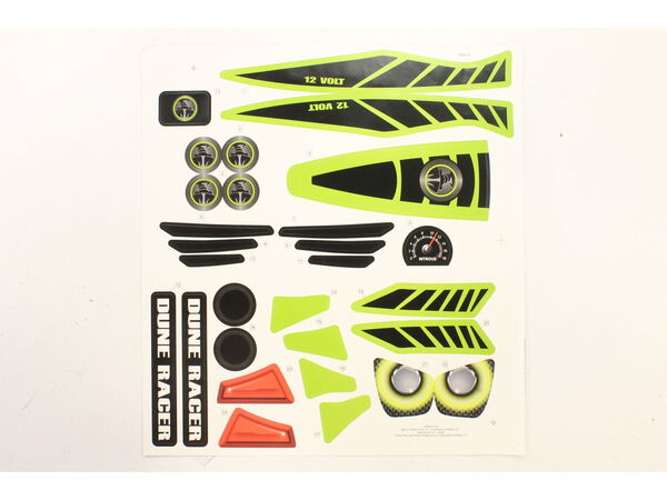 18350725-1-M-Power Wheels-W2602-0310-Label Sheet