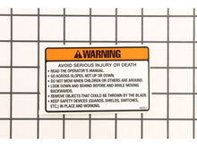 DECAL, WARNING – Part Number: 7046357YP
