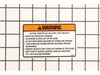 DECAL, WARNING – Part Number: 7046357YP