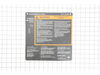 DECAL, INSTRUCTION FR – Part Number: 7072756YP