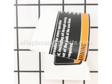 18687256-1-M-Ryobi-089037004900-WARNING LABEL-ENGLISH