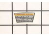 WARNING LABEL-FRENCH – Part Number: 089037004901