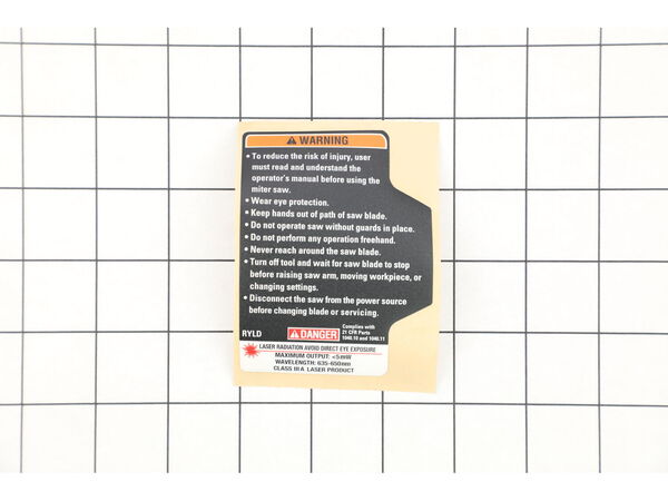 18687830-1-M-Ryobi-089041033904-WARNING LABEL (LARGE)