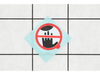 NO HANDS WARNING LABEL – Part Number: 089041047903