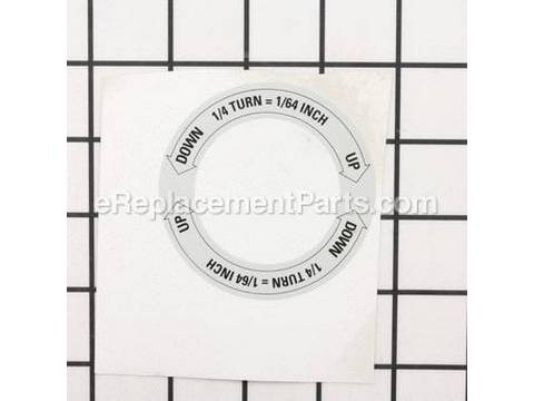 18689057-1-M-Ryobi-089170109907-HEIGHT CRANK DIRECTION LABEL
